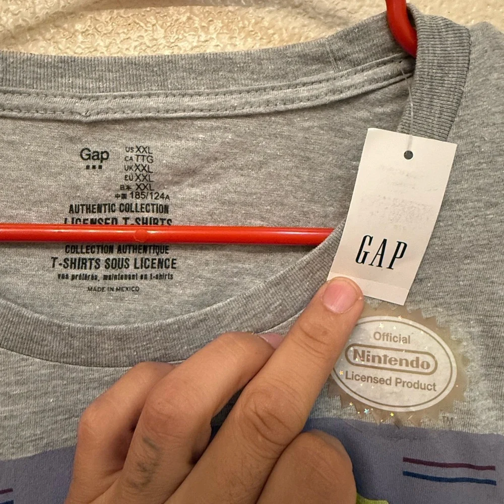 GAP Gray Game Boy Graphic T-Shirt
